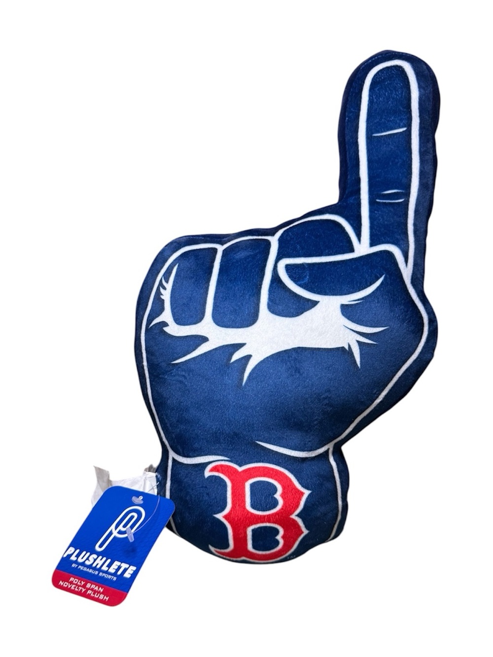 MLB Plushlete Boston Red Sox #1 Fan Foam Finger Plush - Pegasus Sports